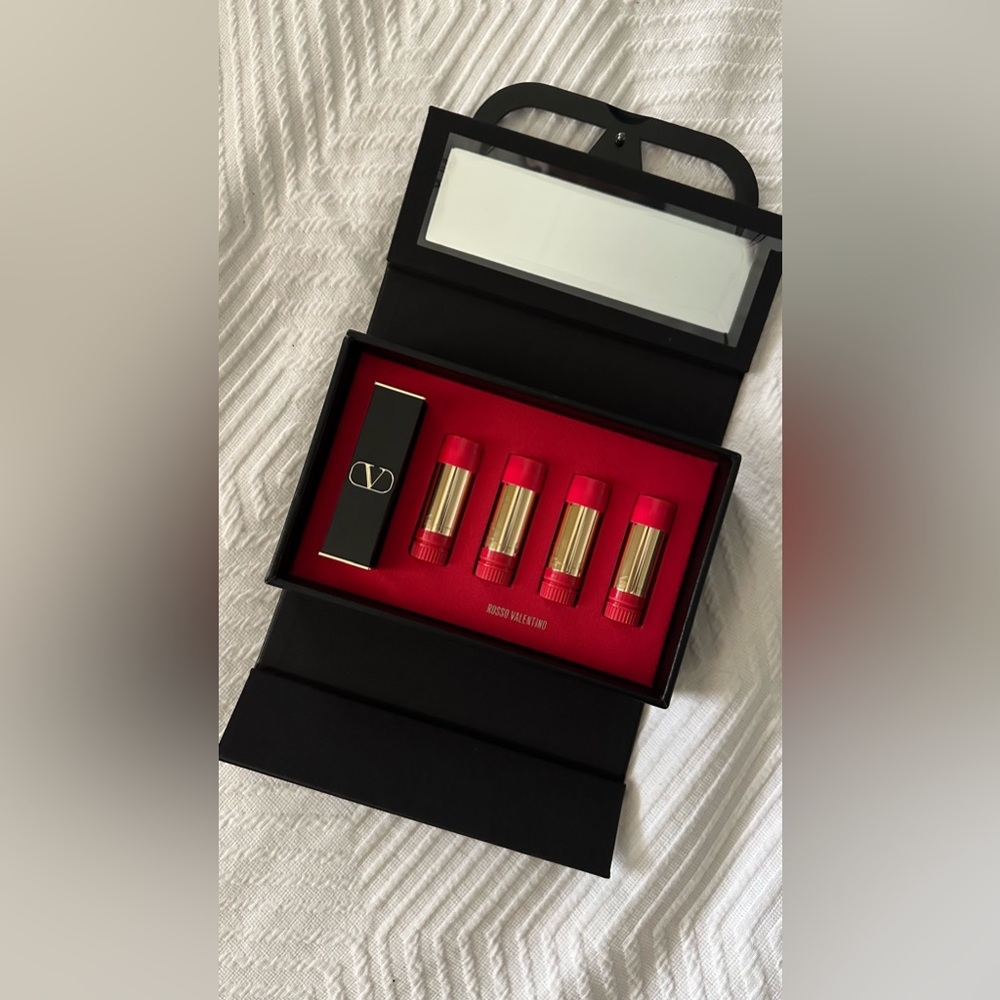 Valentino Luxury Lipstick Compact and Set